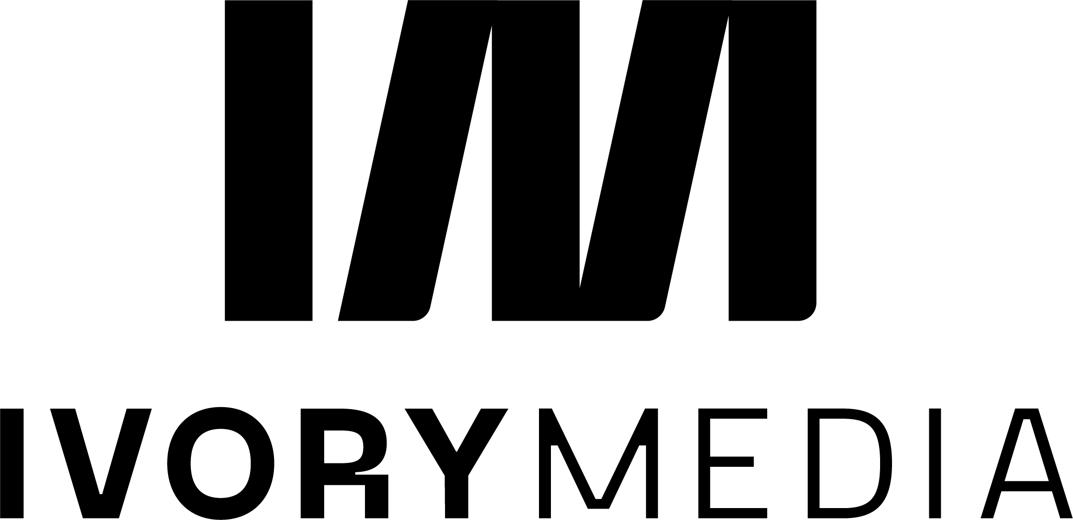 Ivory Media logo, black
